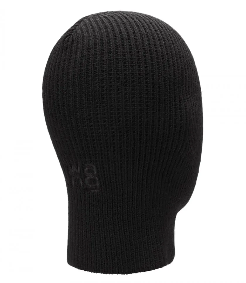 ALEXANDERWANG.TLOGO BALACLAVA IN COMPACT DEBOSS