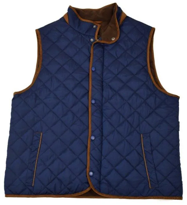 FX Fusion Quilted Field Vest Navy