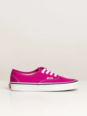 VANS WOMENS VANS AUTHENTIC FUCHSIA R SNEAKER - CLEARANCE