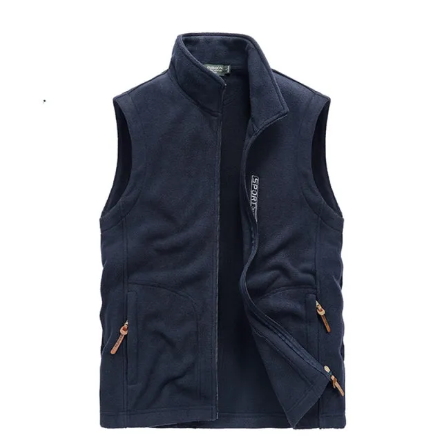 Xituodai Men Fleece Spring Jacket 2022 New Windproof Casual Warm Vest Coat Men Large Size Clothing S-5XL Fashion Winter Vest Men