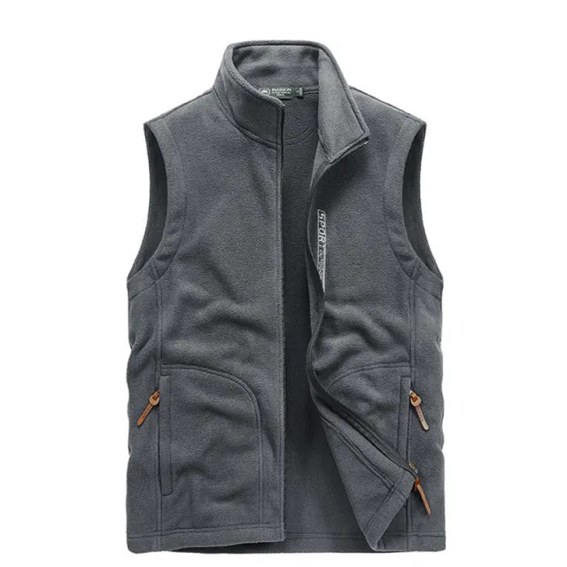 Xituodai Men Fleece Spring Jacket 2022 New Windproof Casual Warm Vest Coat Men Large Size Clothing S-5XL Fashion Winter Vest Men